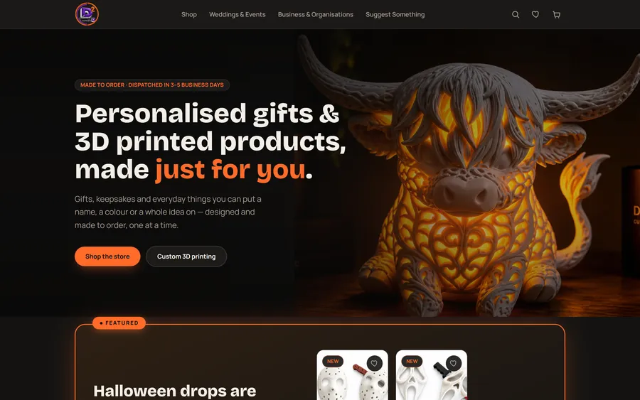 D²ThreeD online shop